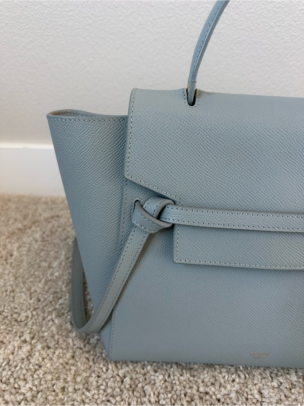 Celine Micro Belt Bag – Light Blue / Blue Gray - Picture 10 of 14